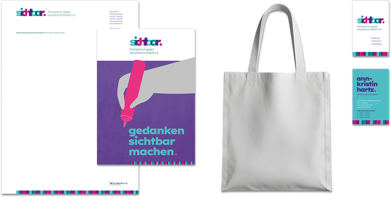 huisstijl Sichtbar huisstijl Sichtbar